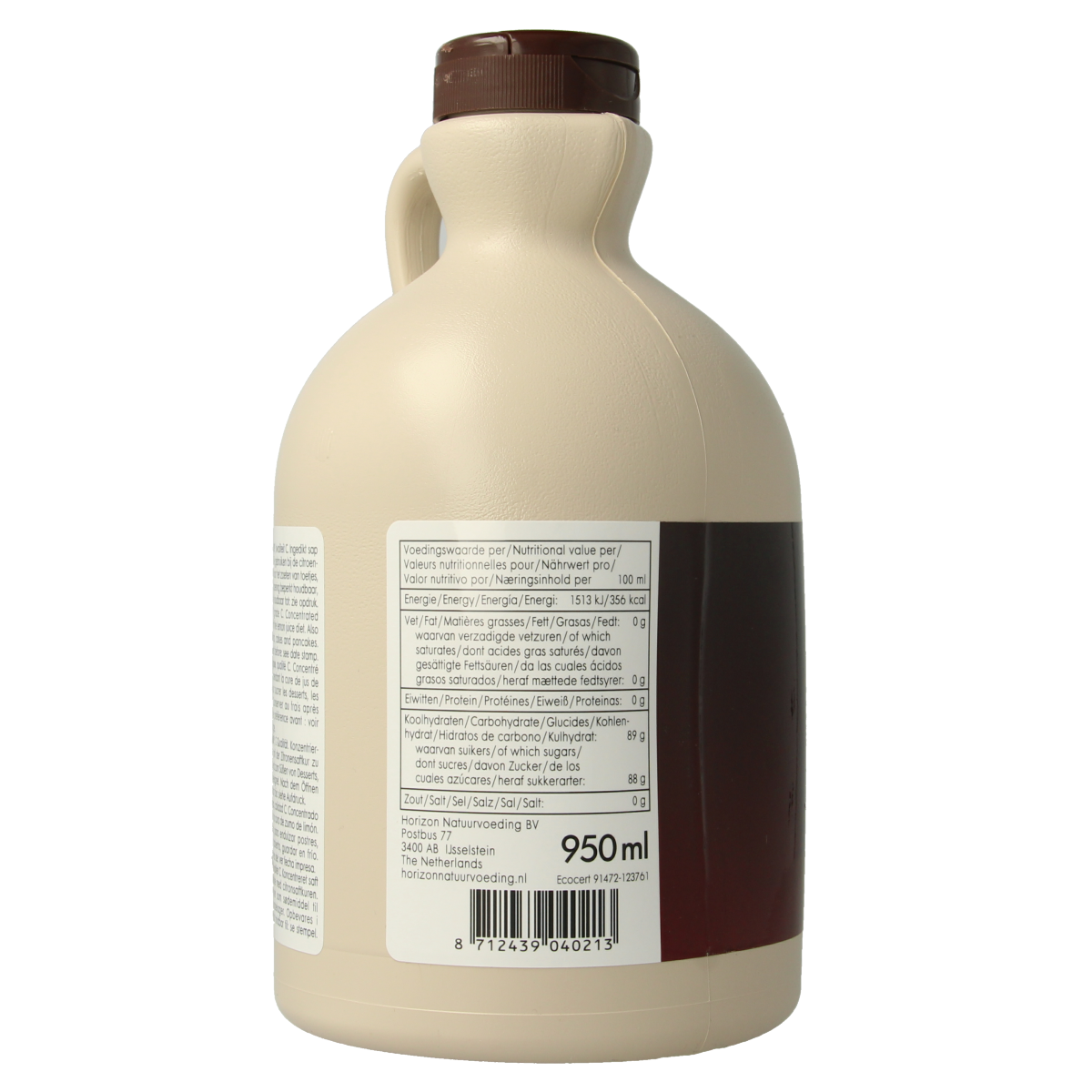 Horizon Ahornsiroop C graad eko bio 950.00 Milliliter