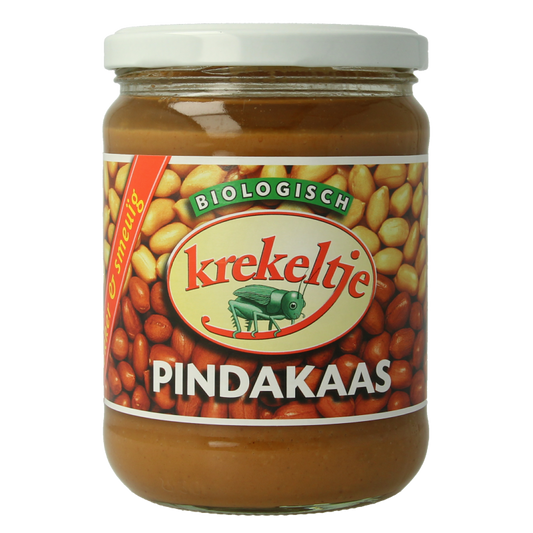 Krekeltje Pindakaas met zout eko bio 500 Gram