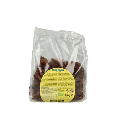 Horizon Rozijnen sultana bio 250.00 Gram