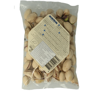 Horizon Pistachenoten geroosterd gezouten bio 150.00 Gram