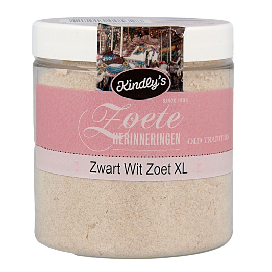 Kindly's Zwart wit zoet XL 150 Gram