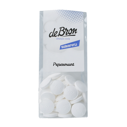 De Bron Pepermunt suikervrij 80 Gram