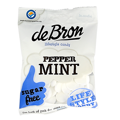 De Bron Pepermunt suikervrij 80 Gram