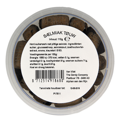 Kindly's Salmiak touw 110 Gram
