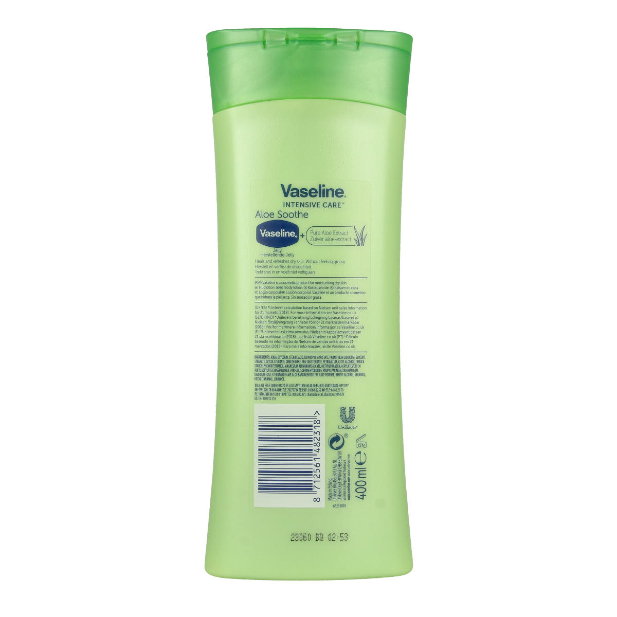 Vaseline Bodylotion aloe soothe 400.00 Milliliter