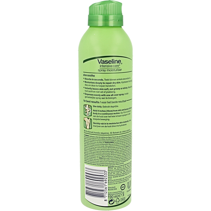 Vaseline Lotion spray aloe vera 190 Milliliter