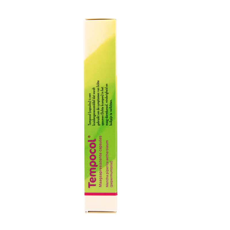 Tempocol Maagsapresistente pepermunt 182mg 60 Capsules