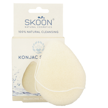 Skoon Konjac spons pure bio 1 Stuks
