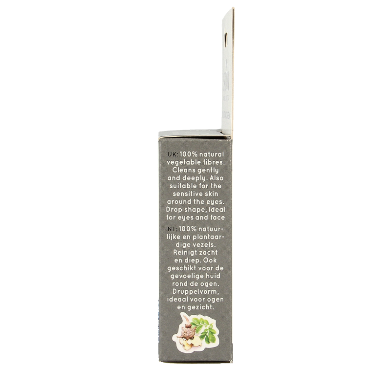 Skoon Konjac spons bamboo charcoal bio 1 Stuks
