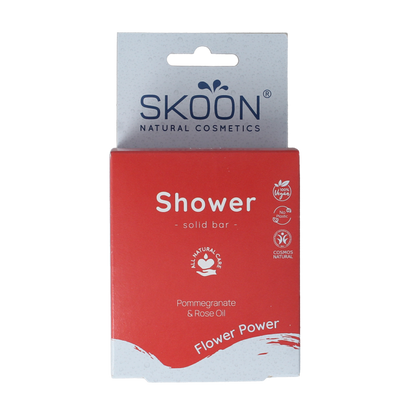 Skoon Solid shower flower power 90 Gram