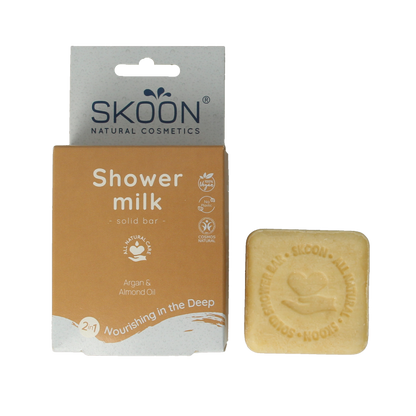 Skoon Solid shower milk nourishing into the deep 2-in-1 90 Gram