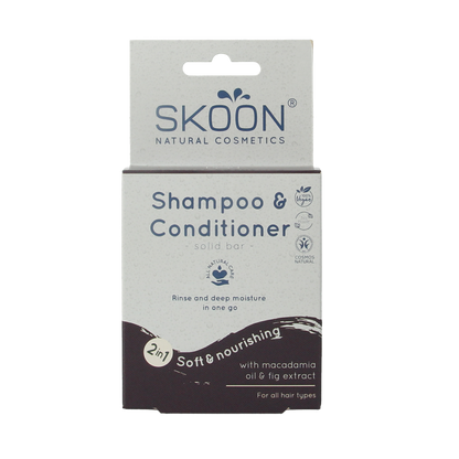 Skoon Solid shampoo & conditioner 2 in 1 90.00 Gram