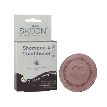Skoon Solid shampoo & conditioner 2 in 1 90 Gram