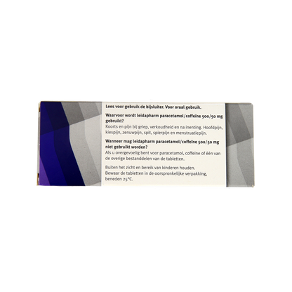 Leidapharm Paracetamol/coffeine CP 550 50.00 Tabletten