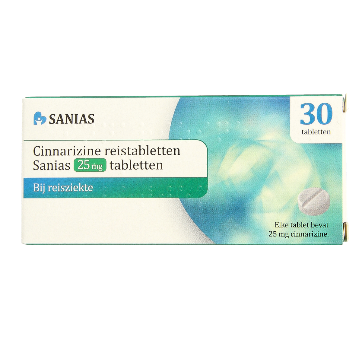 Sanias Cinnarizine 25mg 30.00 Tabletten
