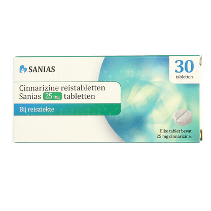 Sanias Cinnarizine 25mg 30.00 Tabletten