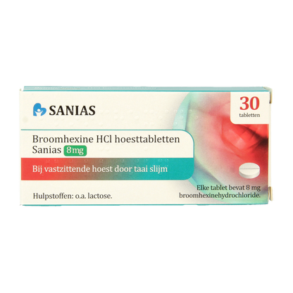 Sanias Broomhexine 8mg 30 Tabletten