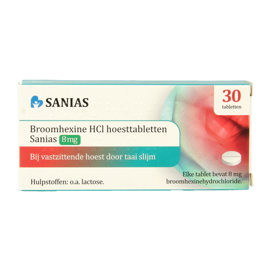 Sanias Broomhexine 8mg 30 Tabletten
