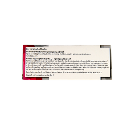 Leidapharm Ibuprofen 400mg  20.00 Dragees
