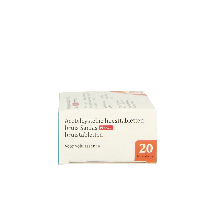 Sanias Acetylcysteine 600mg 20 Bruistabletten