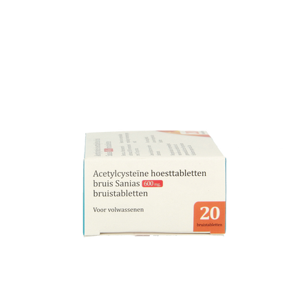Sanias Acetylcysteine 600mg 20.00 Bruistabletten