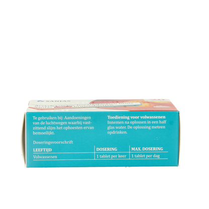 Sanias Acetylcysteine 600mg 20 Bruistabletten