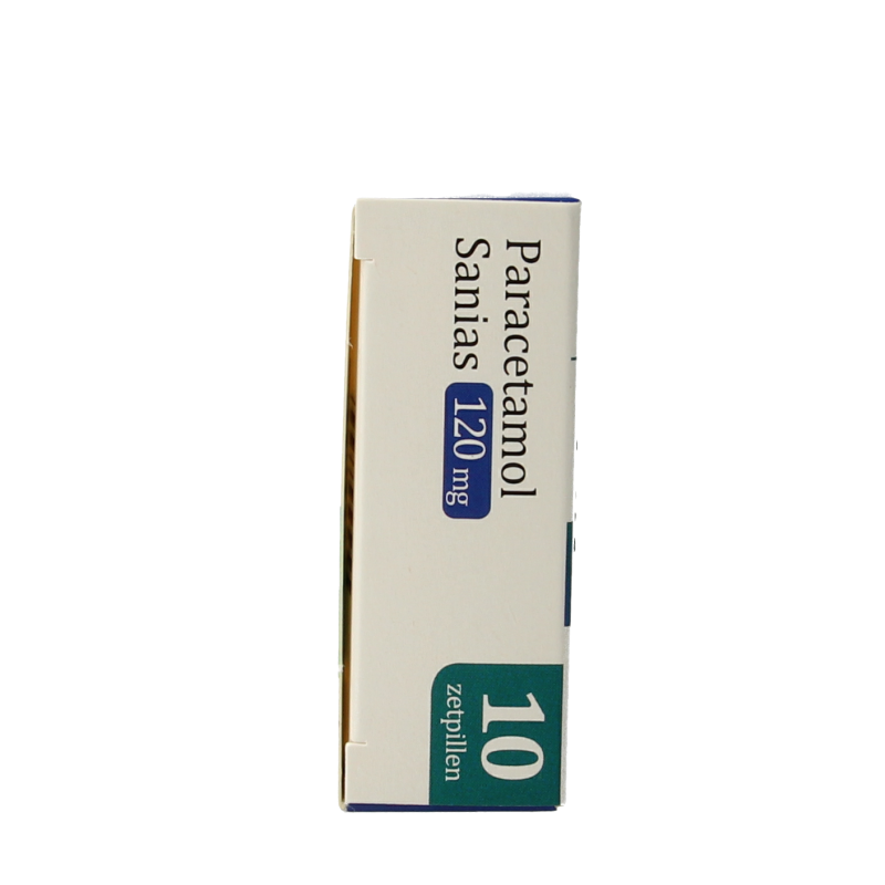 Sanias Paracetamol 120mg 10 Zetpillen