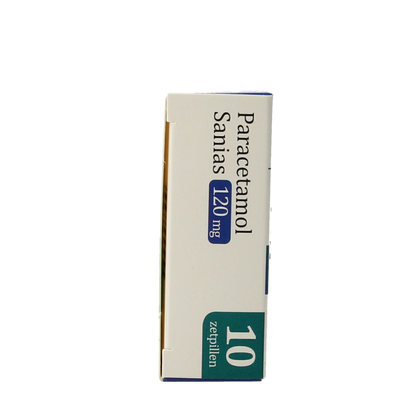 Sanias Paracetamol 120mg 10.00 Zetpillen