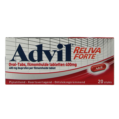 Advil Reliva forte 400mg ovaal blister 20 Dragees