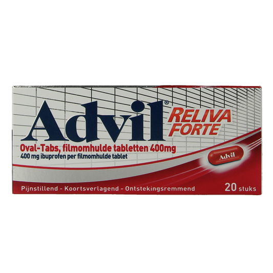 Advil Reliva forte 400mg ovaal blister 20.00 Dragees