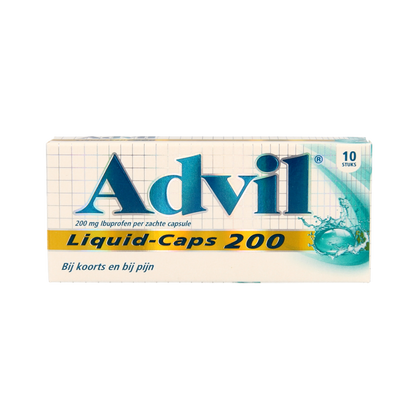 Advil Reliva liquid caps 200mg 10 Capsules