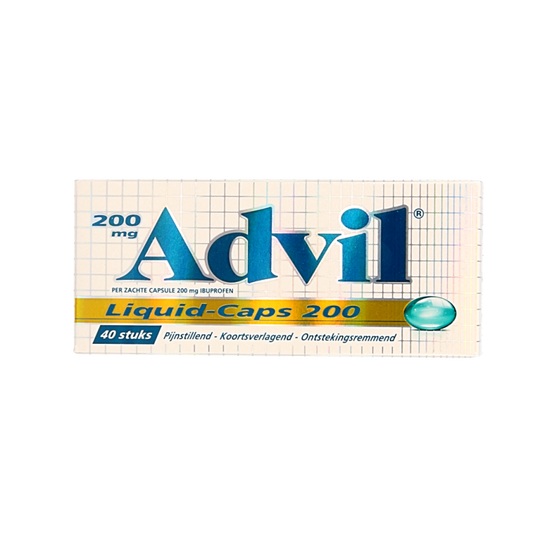 Advil Reliva liquid capsules 200mg 40 Capsules