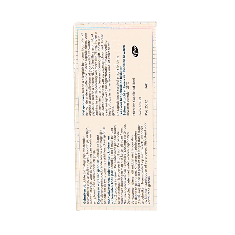 Advil Reliva liquid capsules 200mg 40 Capsules