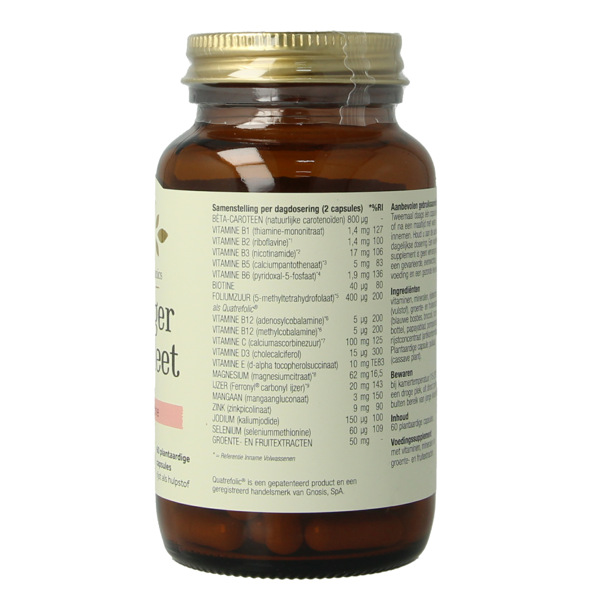 Essential Organ Zwanger compleet puur 60.00 Vegetarische capsules