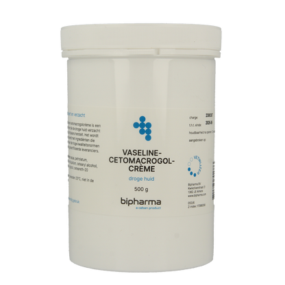 Bipharma Vaselinecetomacrogolcreme 500 Gram