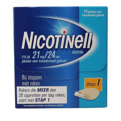 Nicotinell TTS30 21mg 14 Stuks