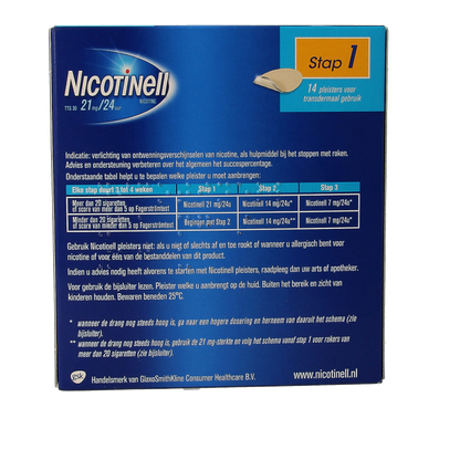 Nicotinell TTS30 21mg 14 Stuks