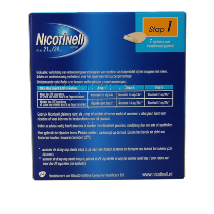 Nicotinell TTS30 21mg 7 Stuks
