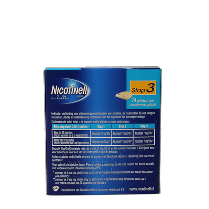Nicotinell TTS10 7mg 14 Stuks