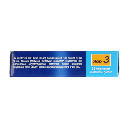 Nicotinell TTS10 7mg 14.00 Stuks