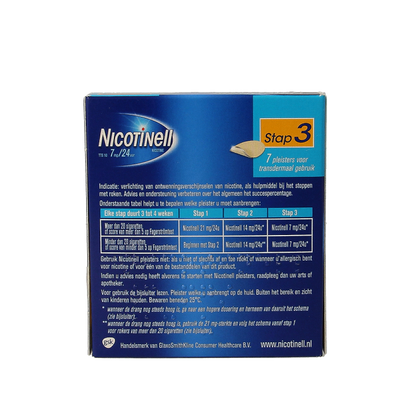 Nicotinell TTS10 7mg 7 Stuks