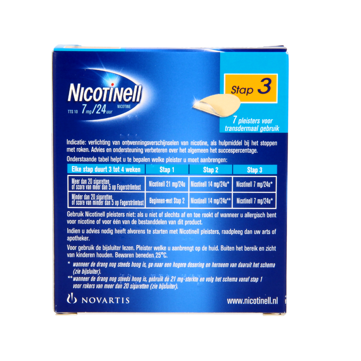 Nicotinell TTS10 7mg 7.00 Stuks