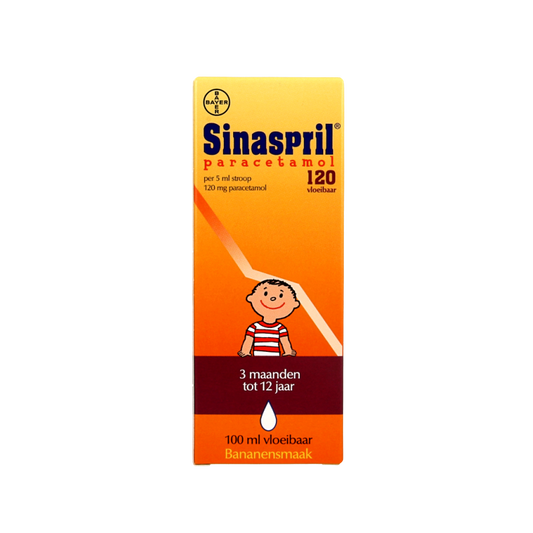 Sinaspril Paracetamol vloeibaar 120mg 100 Milliliter