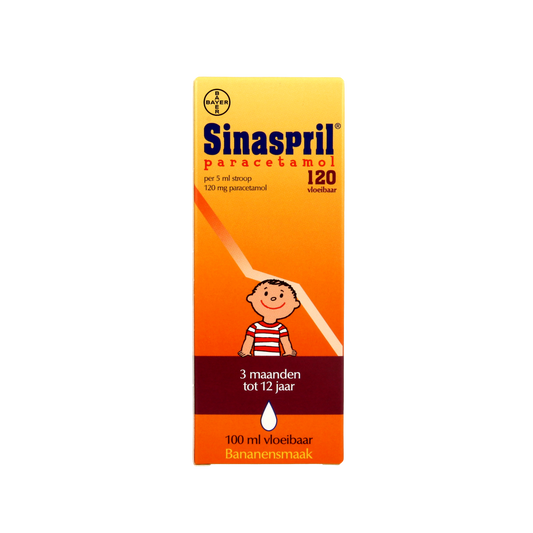 Sinaspril Paracetamol vloeibaar 120mg 100.00 Milliliter