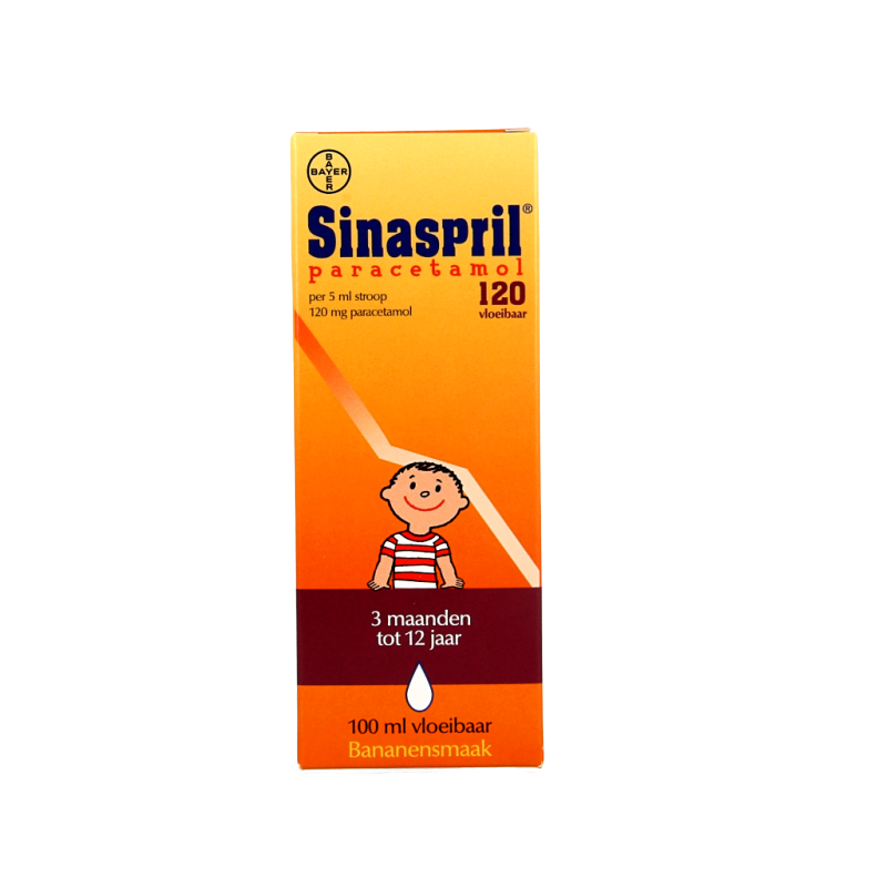Sinaspril Paracetamol vloeibaar 120mg 100 Milliliter