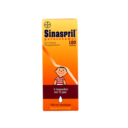 Sinaspril Paracetamol vloeibaar 120mg 100 Milliliter