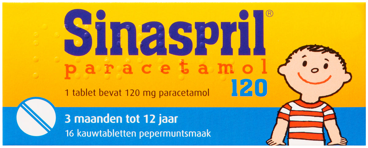 Sinaspril Paracetamol 120mg 16.00 Tabletten