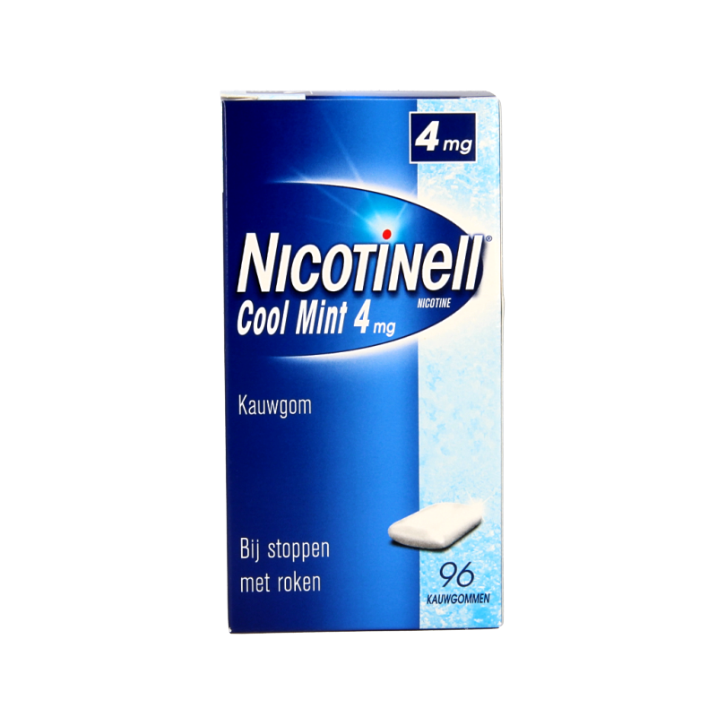 Nicotinell Kauwgom cool mint 4mg 96 Stuks