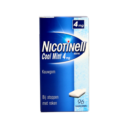Nicotinell Kauwgom cool mint 4mg 96 Stuks