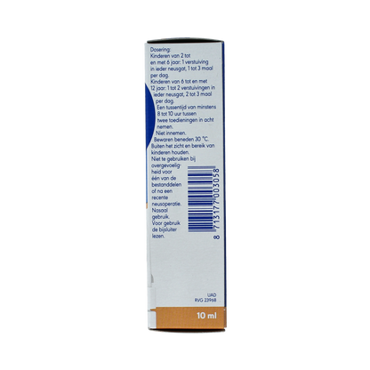 Otrivin Spray 0.5mg verzachtend kind 2 - 12 jaar 10.00 Milliliter